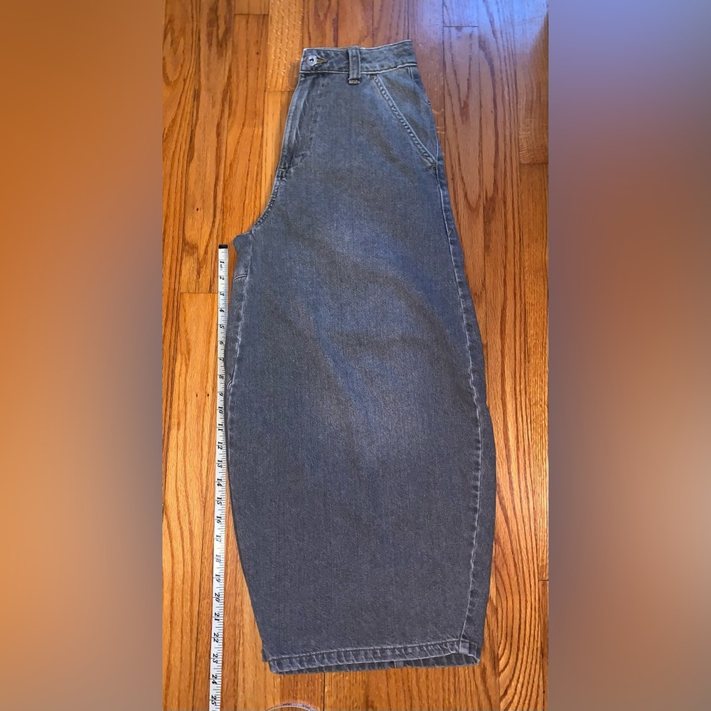 COLLUSION XL balloon X006 barrel jeans washed grey 24 x 26 super baggy wide - Picture 11 of 13